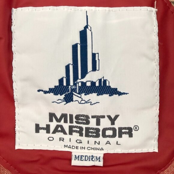 Vintage Misty Harbor Burgundy Hooded Jacket | Plaid Lined | Medium - Picture 8 of 11